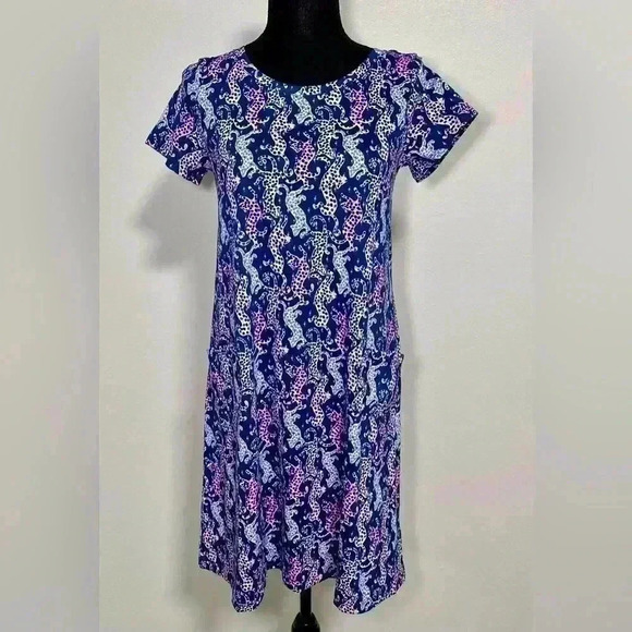 Lilly Pulitzer Catwalk print short sleeve dress size XS - Picture 1 of 6